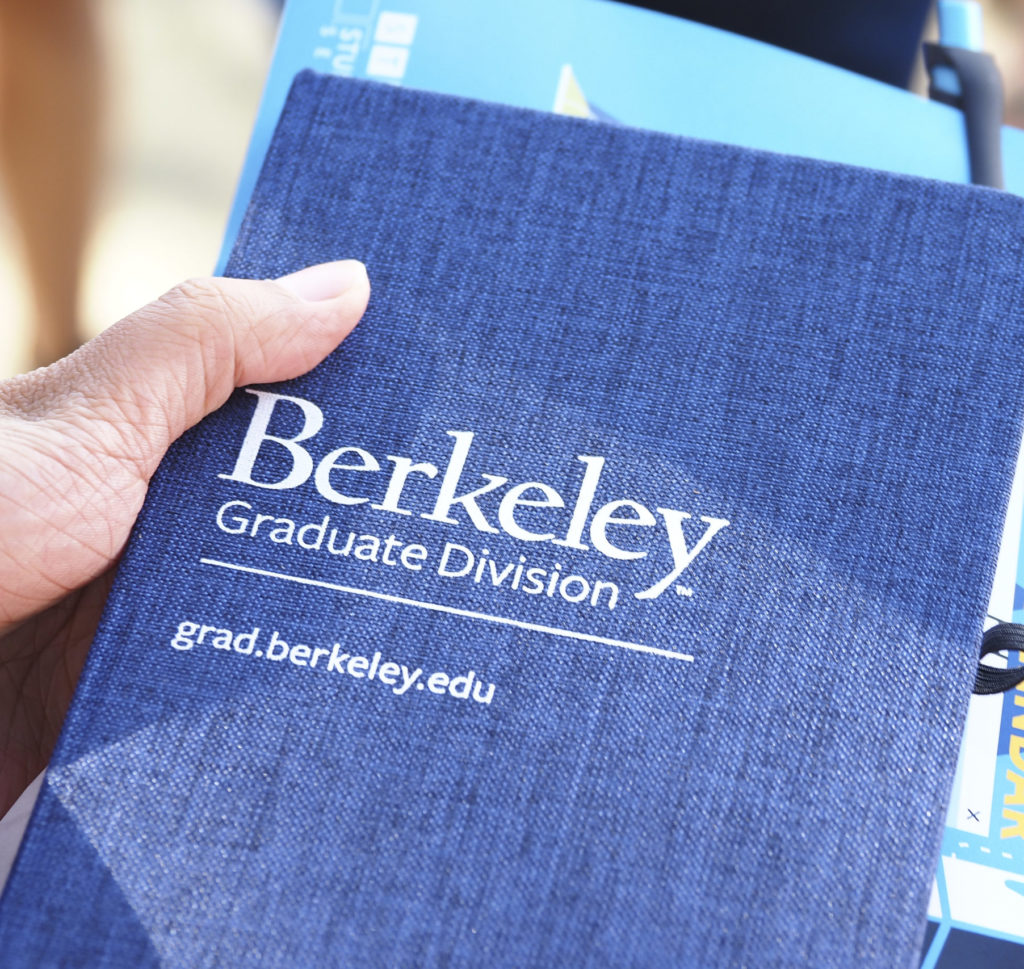 a notebook with Berkeley Graduate Division logo